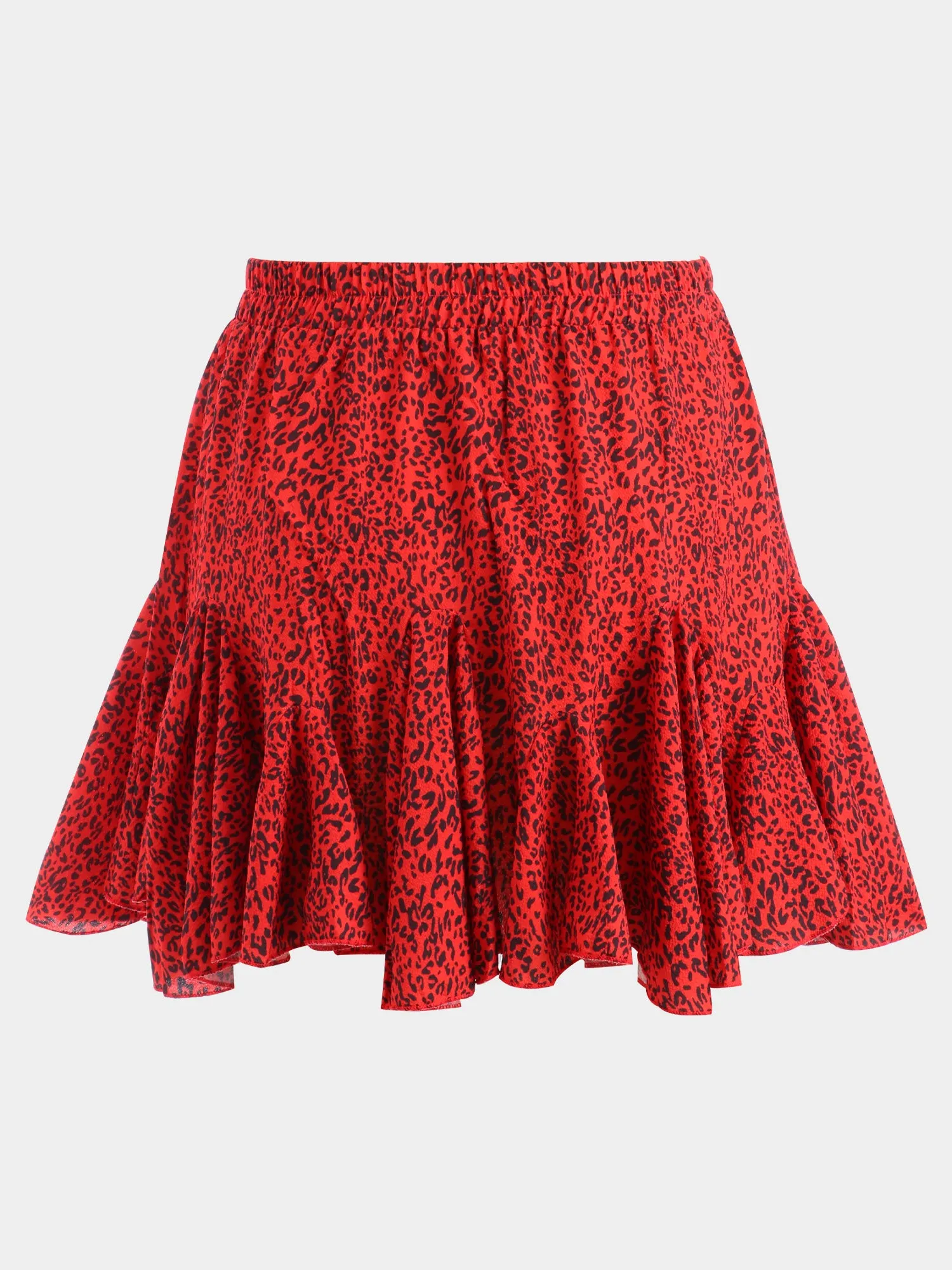 Midsize Cute Meet Ruffle Pleated Mini Skirt