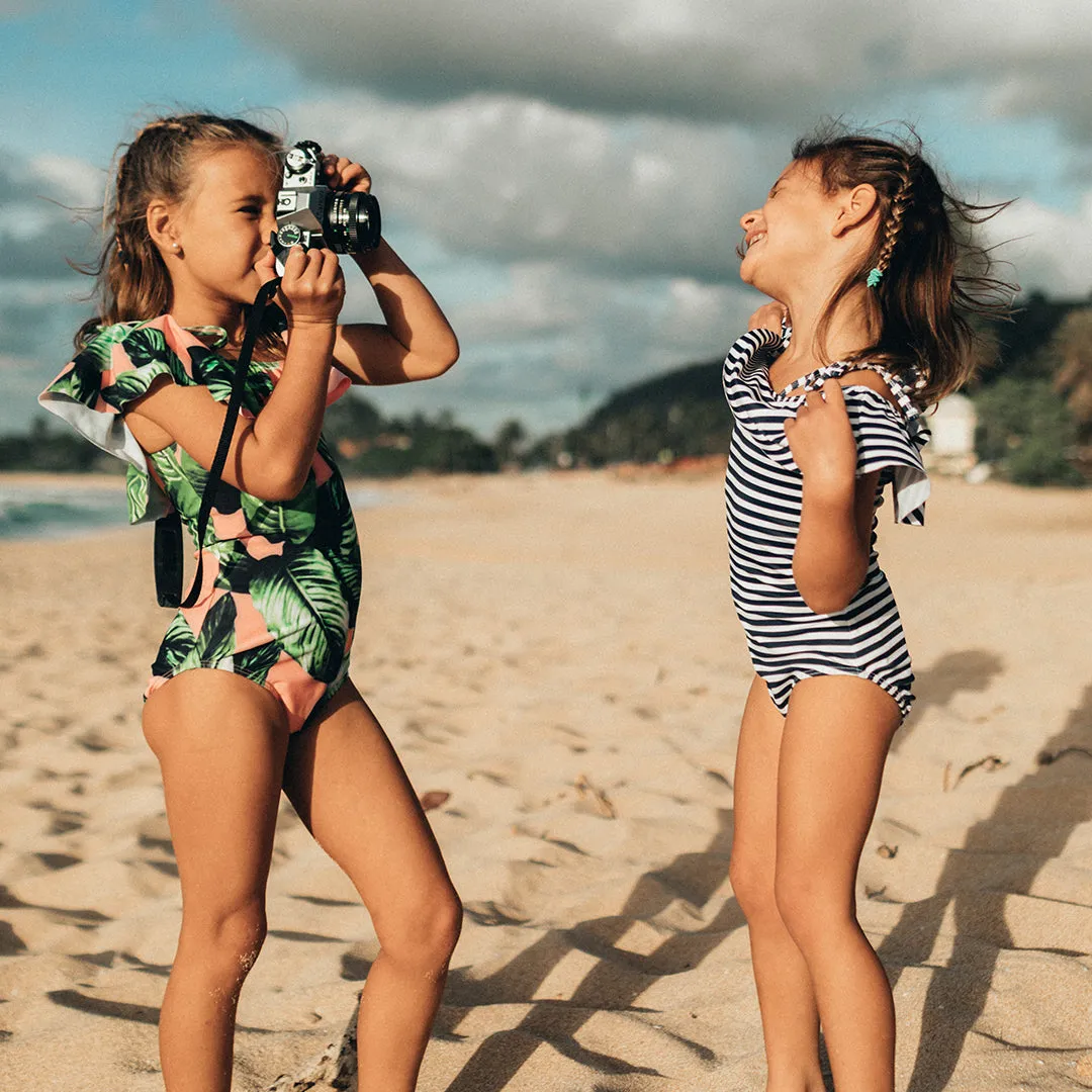 Mini Wave One-Piece, Pana Stripe