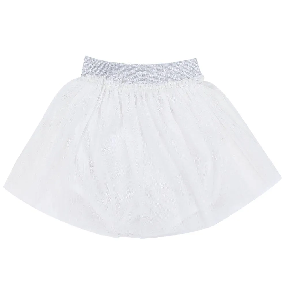 Mini White Skirt