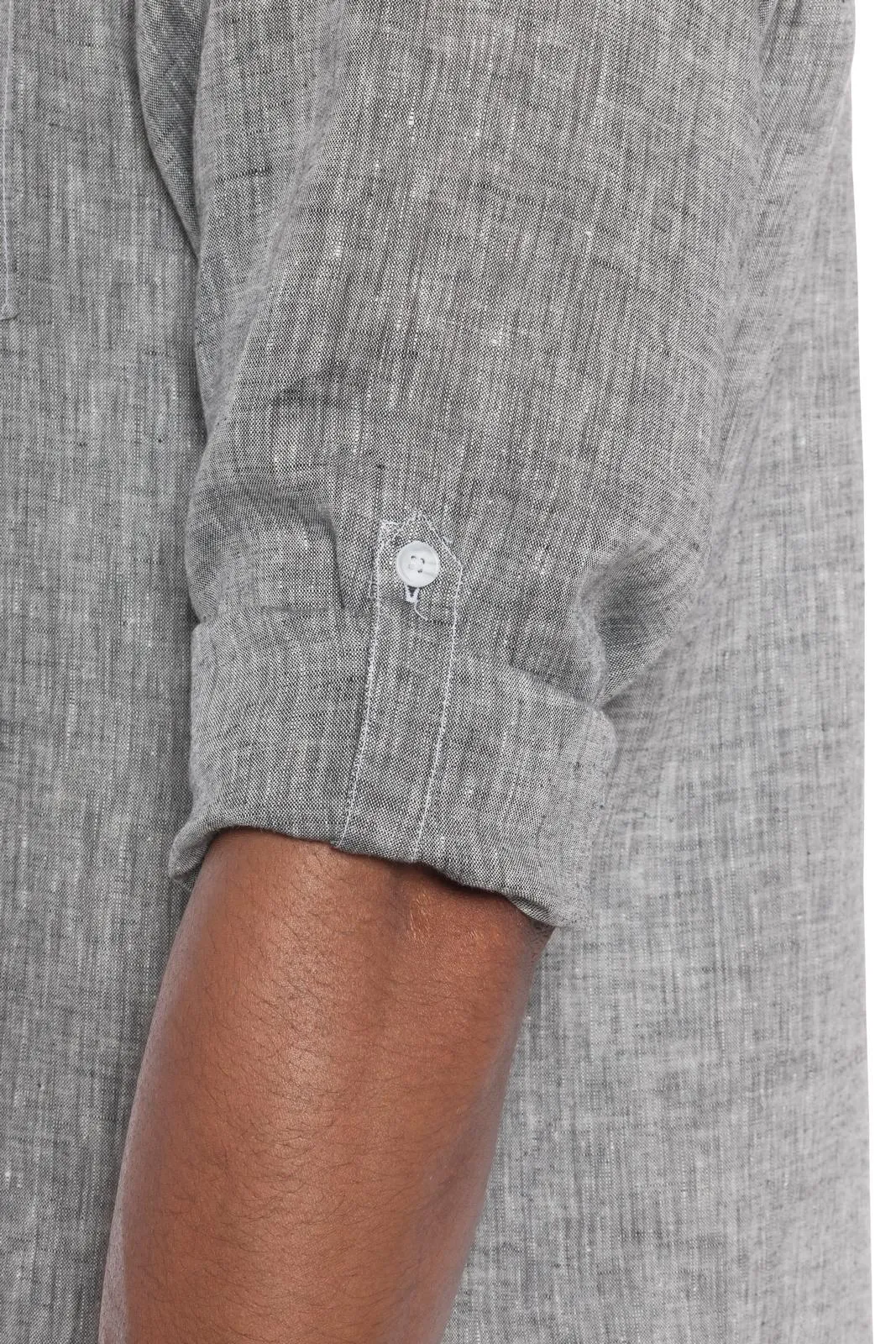 Napali | Men's Long Sleeve Linen Shirt