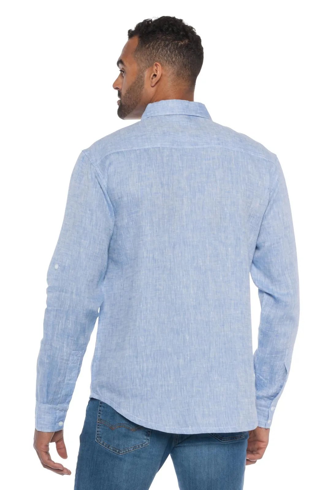 Napali | Men's Long Sleeve Linen Shirt