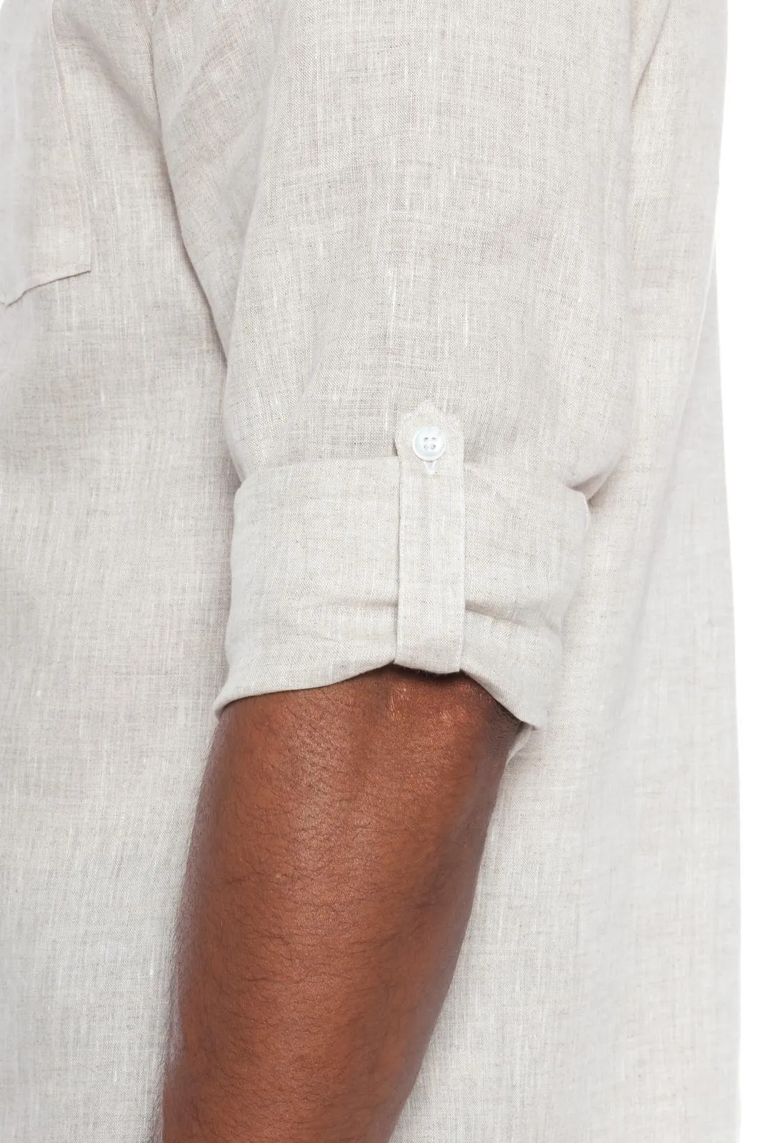 Napali | Men's Long Sleeve Linen Shirt