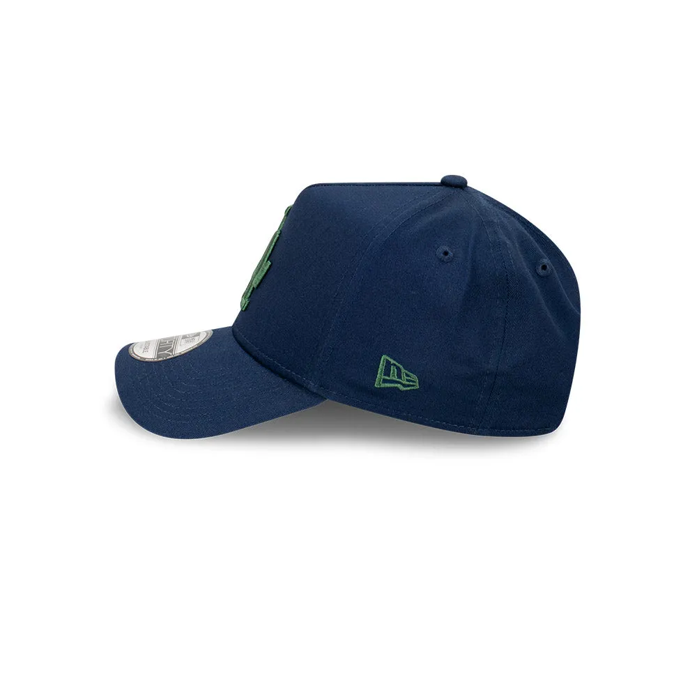 New Era 9Forty A-Frame Snapback MLB Blue Kelp Los Angeles Dodgers