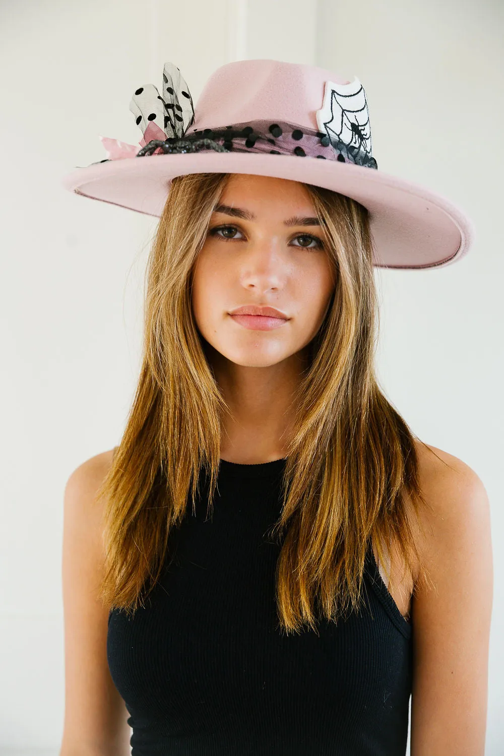 NIGHT CRAWLERS PINK RANCHER HAT