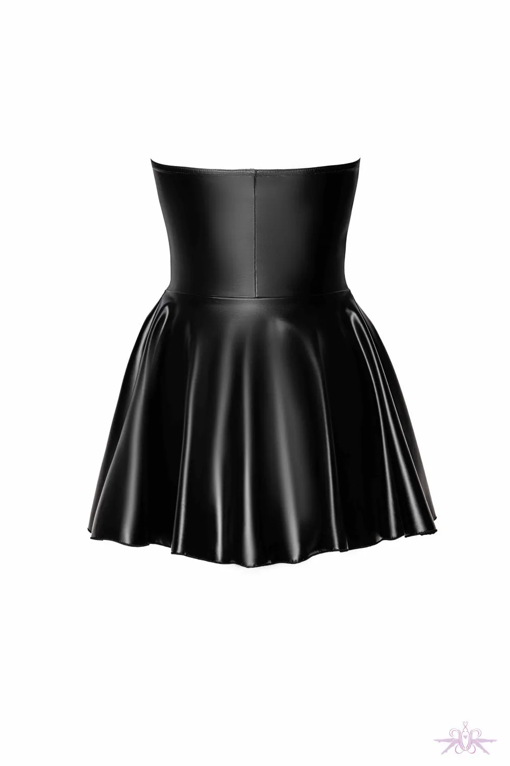 Noir Handmade Dreamer Wetlook Corset Mini Dress