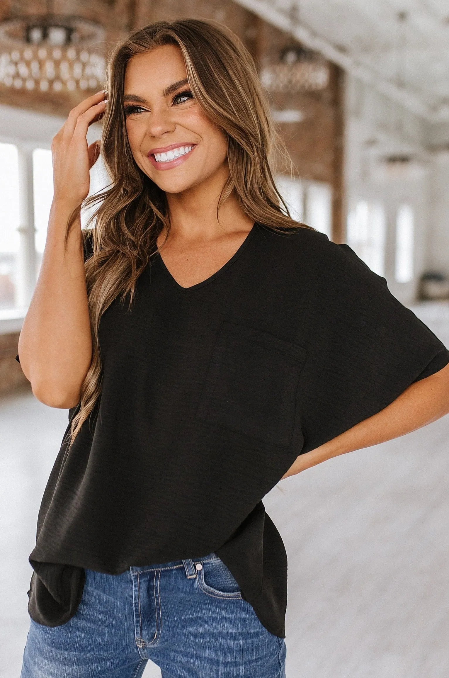 Pemma V-Neck Dolman | S-XL