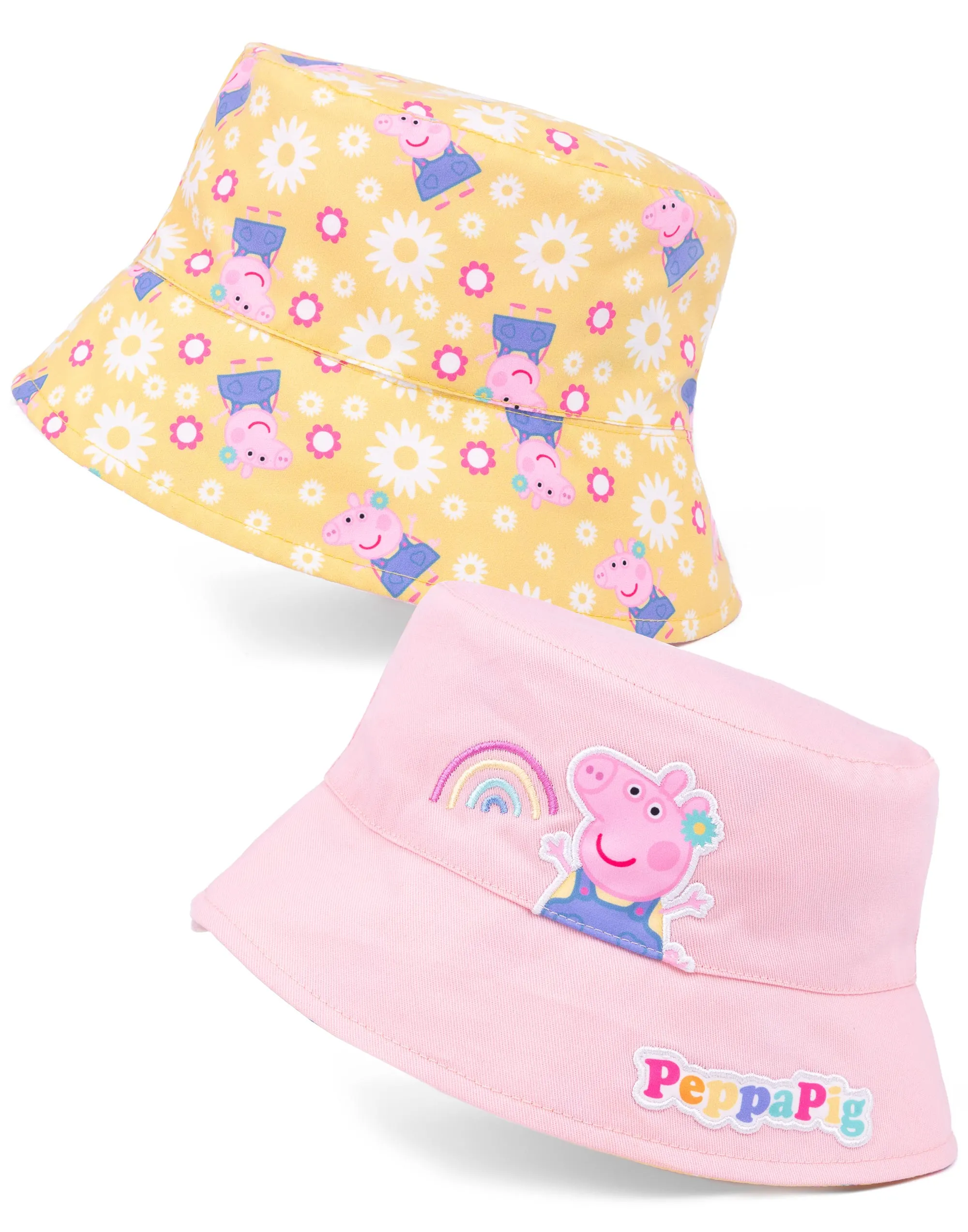 Peppa Pig Girls Reversible Bucket Sun Hat