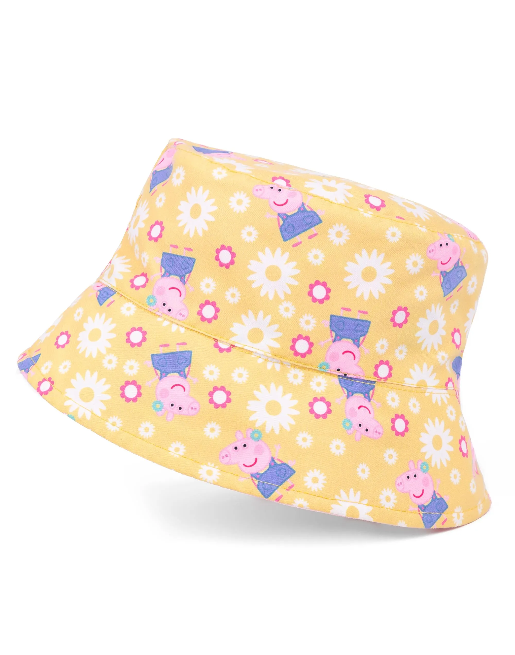 Peppa Pig Girls Reversible Bucket Sun Hat