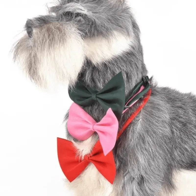 Pet Bowtie Collar Stylish and Adjustable Fashion for Dogs