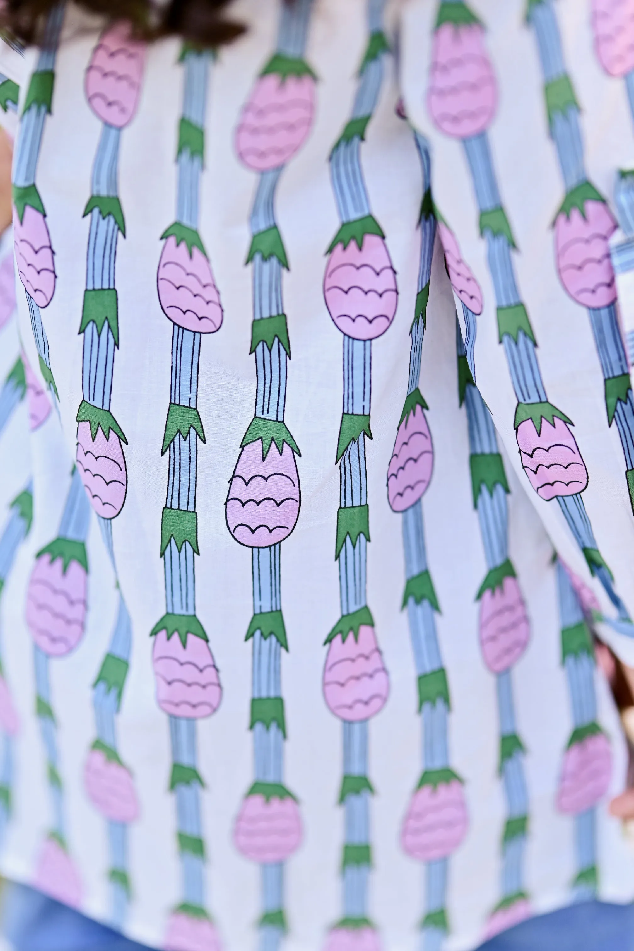 Pineapple Stripes Cotton Top