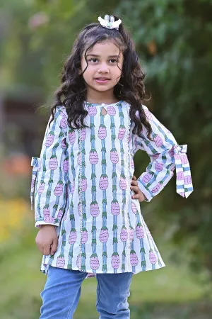 Pineapple Stripes Cotton Top