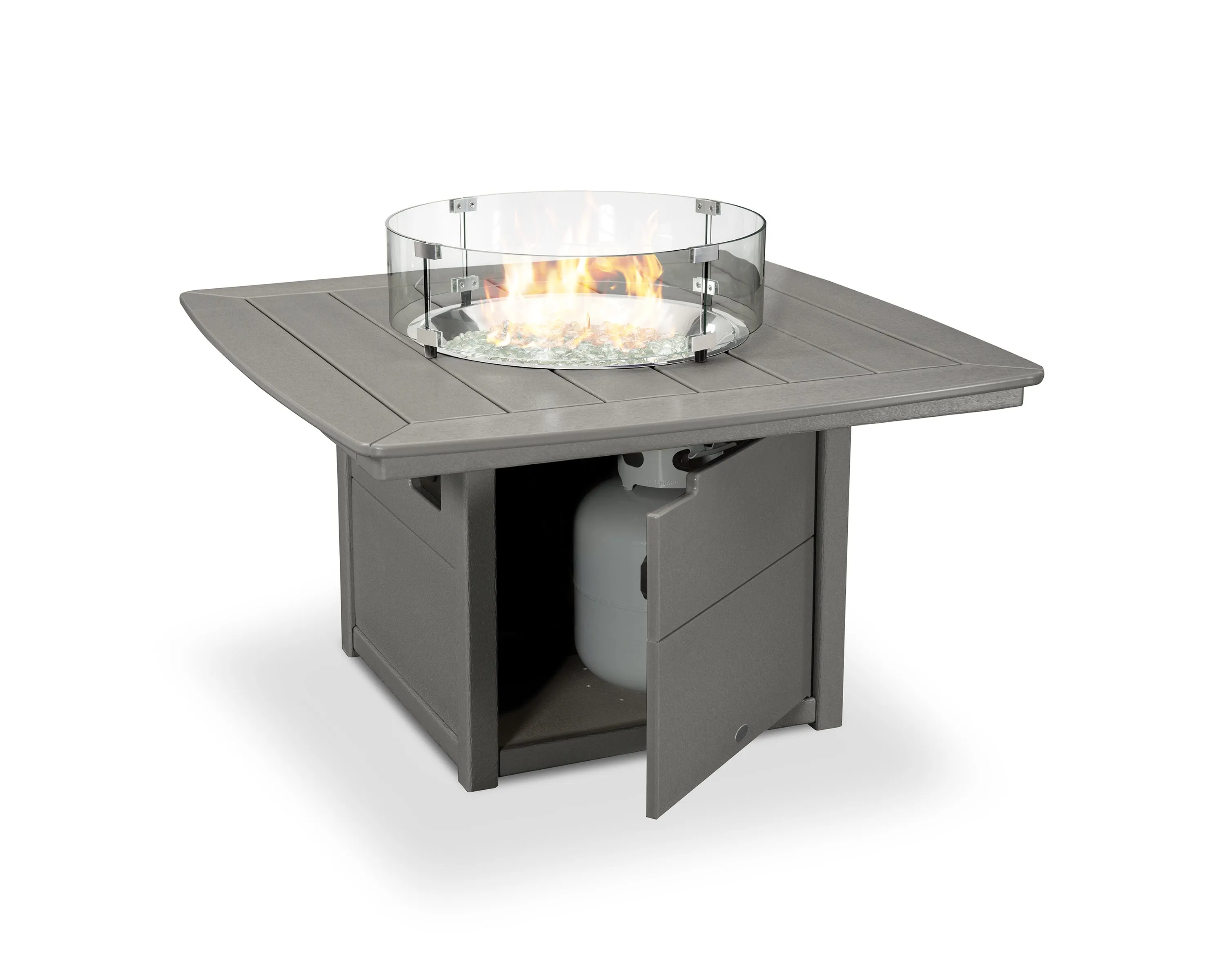 POLYWOOD® Nautical 42" Fire Pit Table