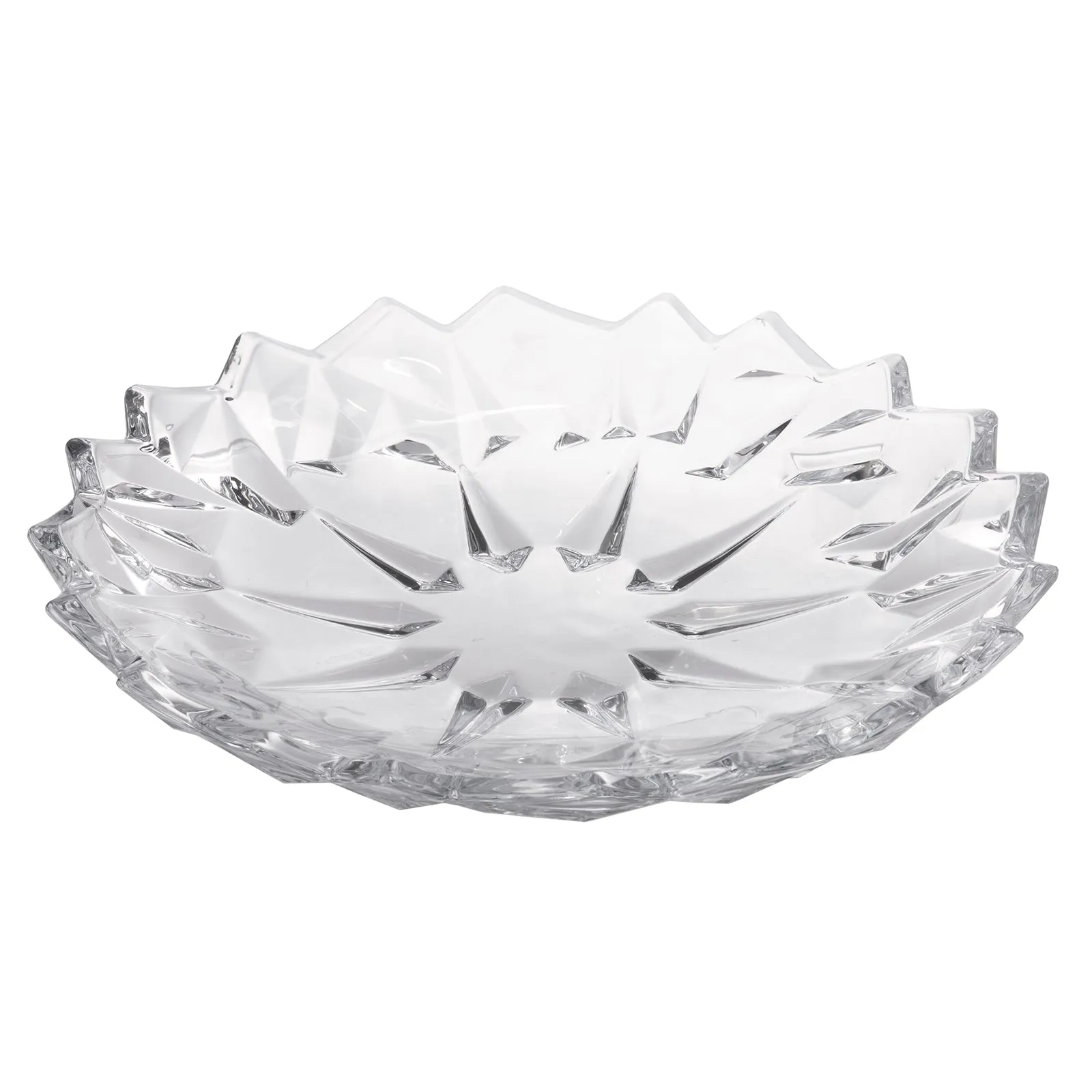 Premium Crystal Quality Serving Plate - Ideal Wedding or Housewarming Decoration - 10" Diameter