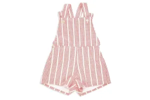 Red Stripes Shortalls