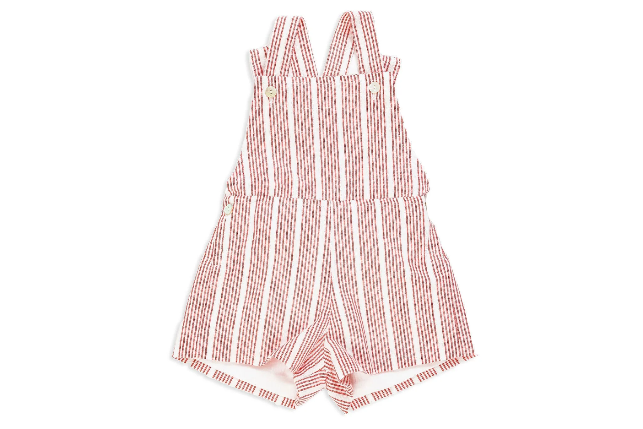 Red Stripes Shortalls