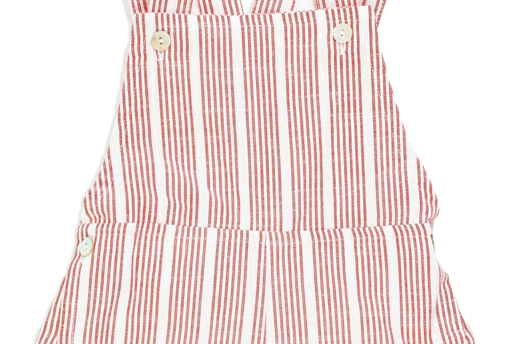 Red Stripes Shortalls