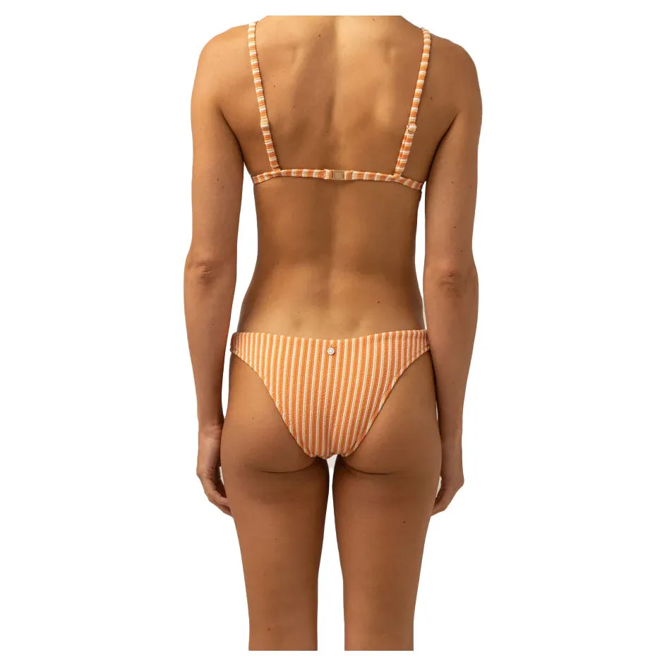 Rhythm Sunbather Stripe Cheeky Pant - Coral Sands