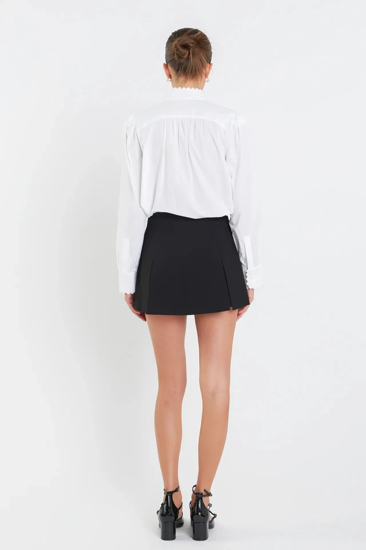 Scallop Trim Shirt