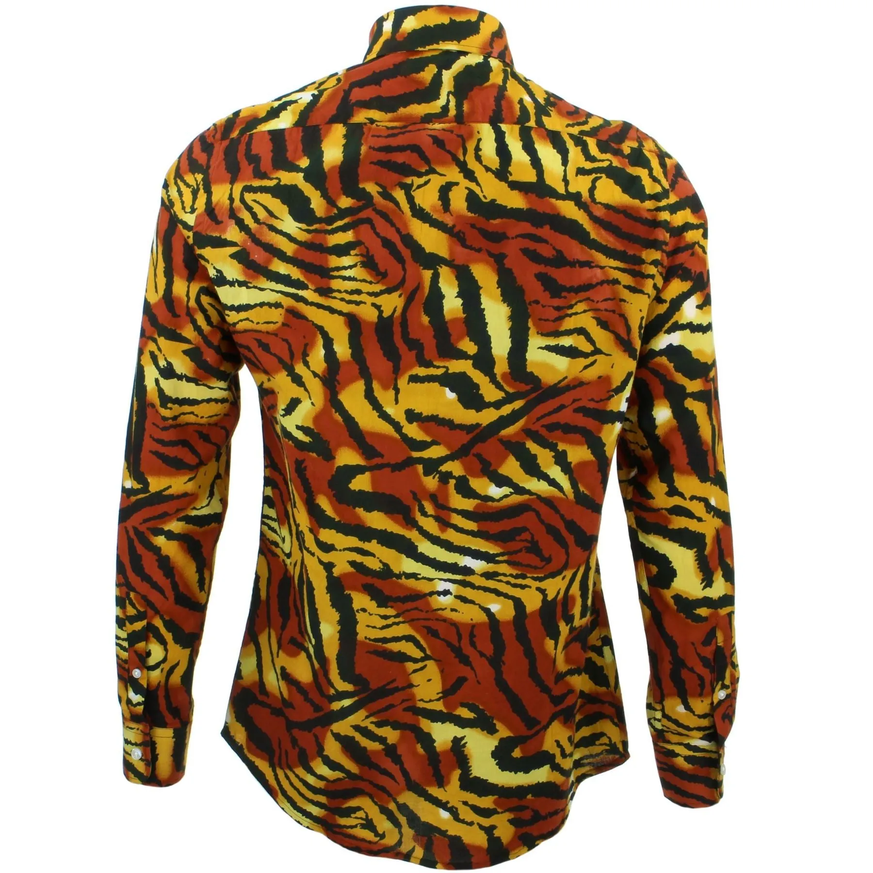 Slim Fit Long Sleeve Shirt - Tiger