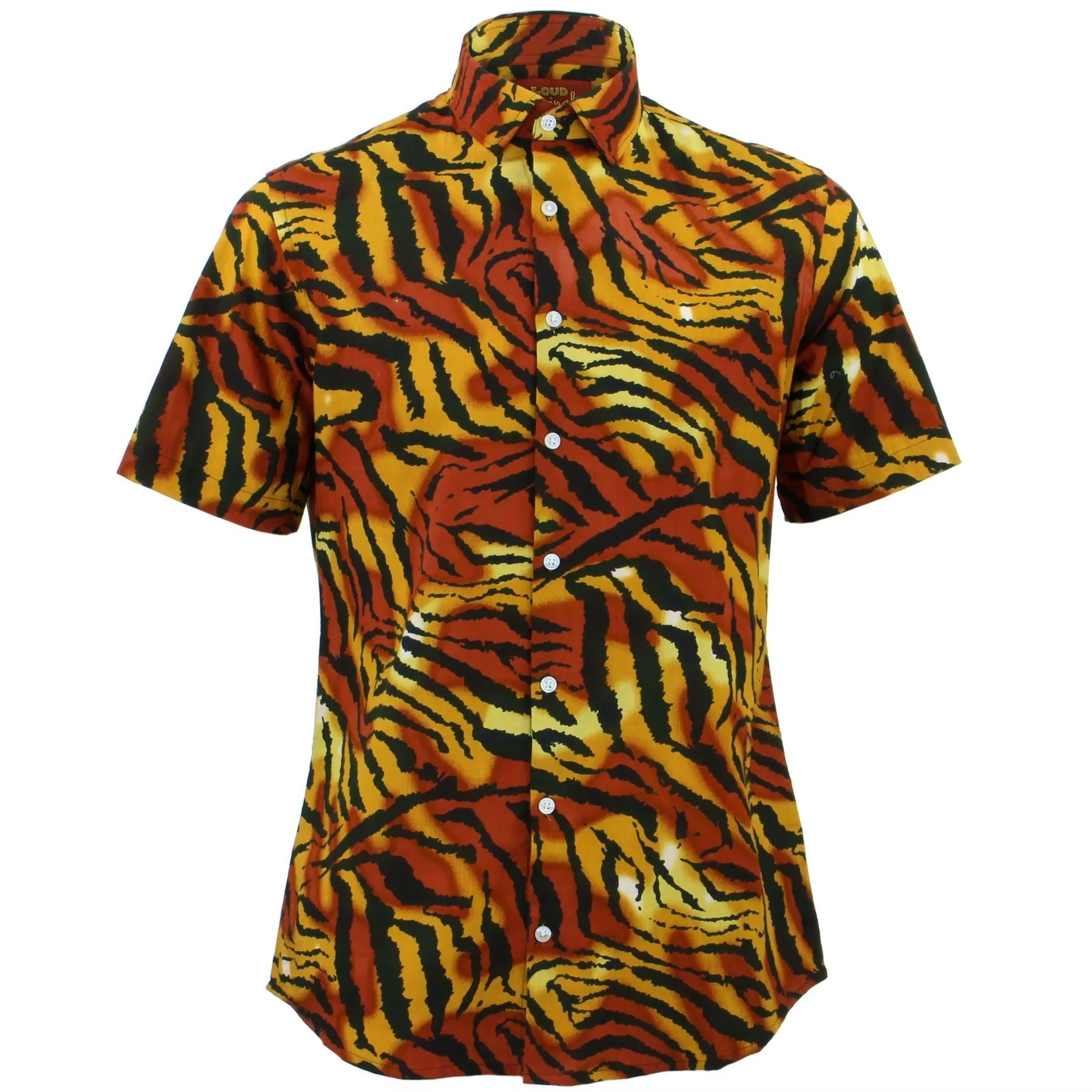 Slim Fit Short Sleeve Shirt - Tiger