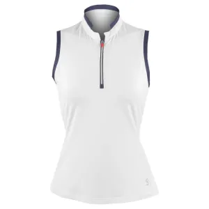 Sofibella Women's Wild Flowers Sleeveless Top - White