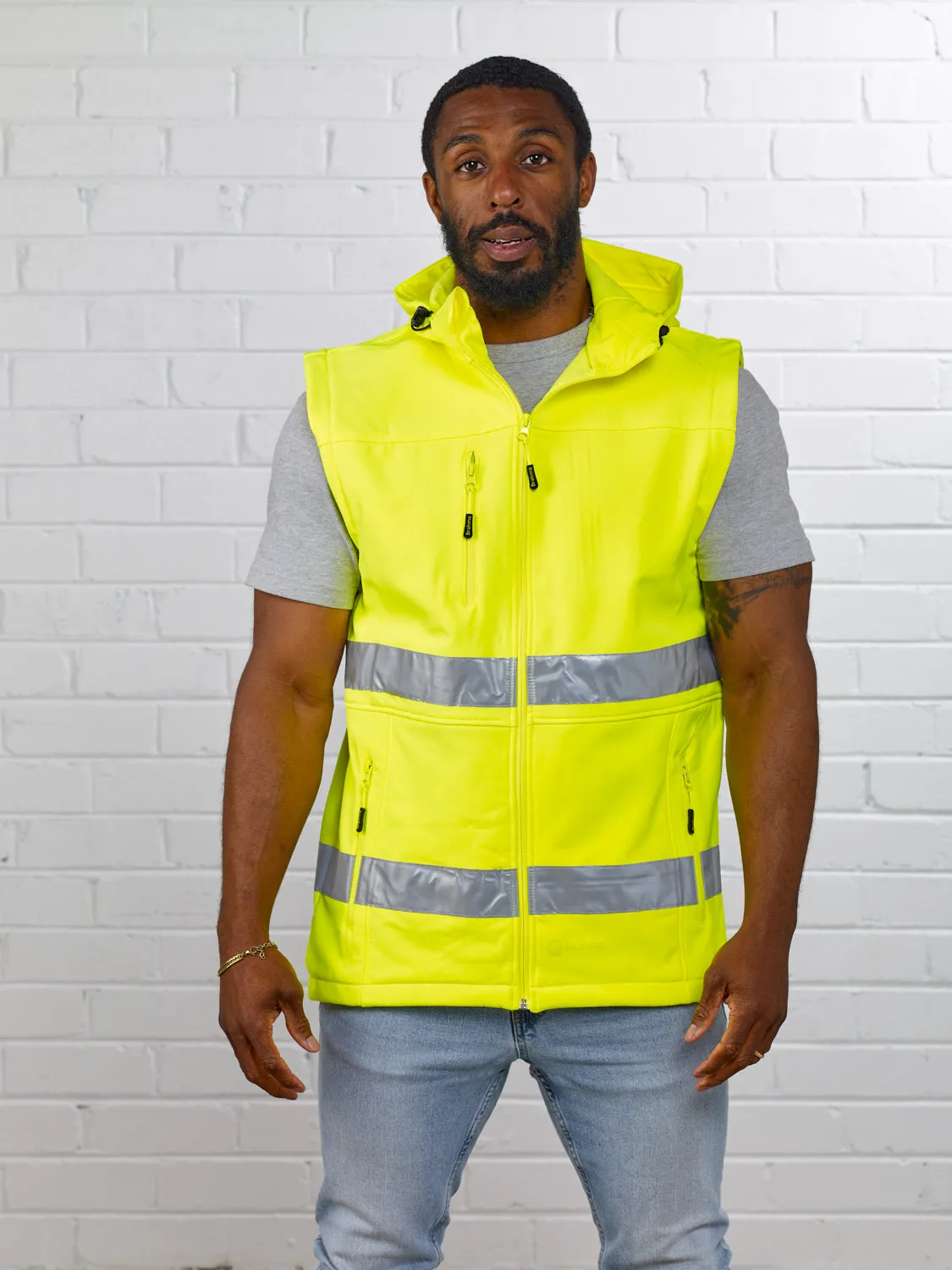 Soft Shell Day/Night Hoodie Vest