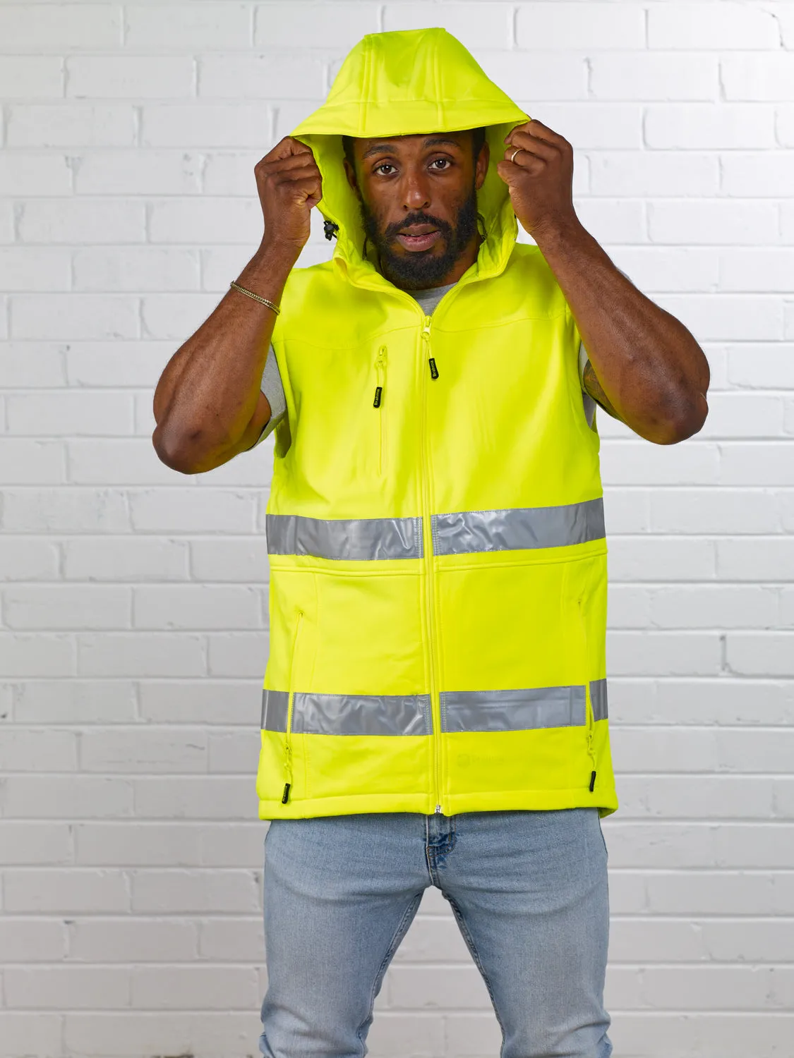 Soft Shell Day/Night Hoodie Vest