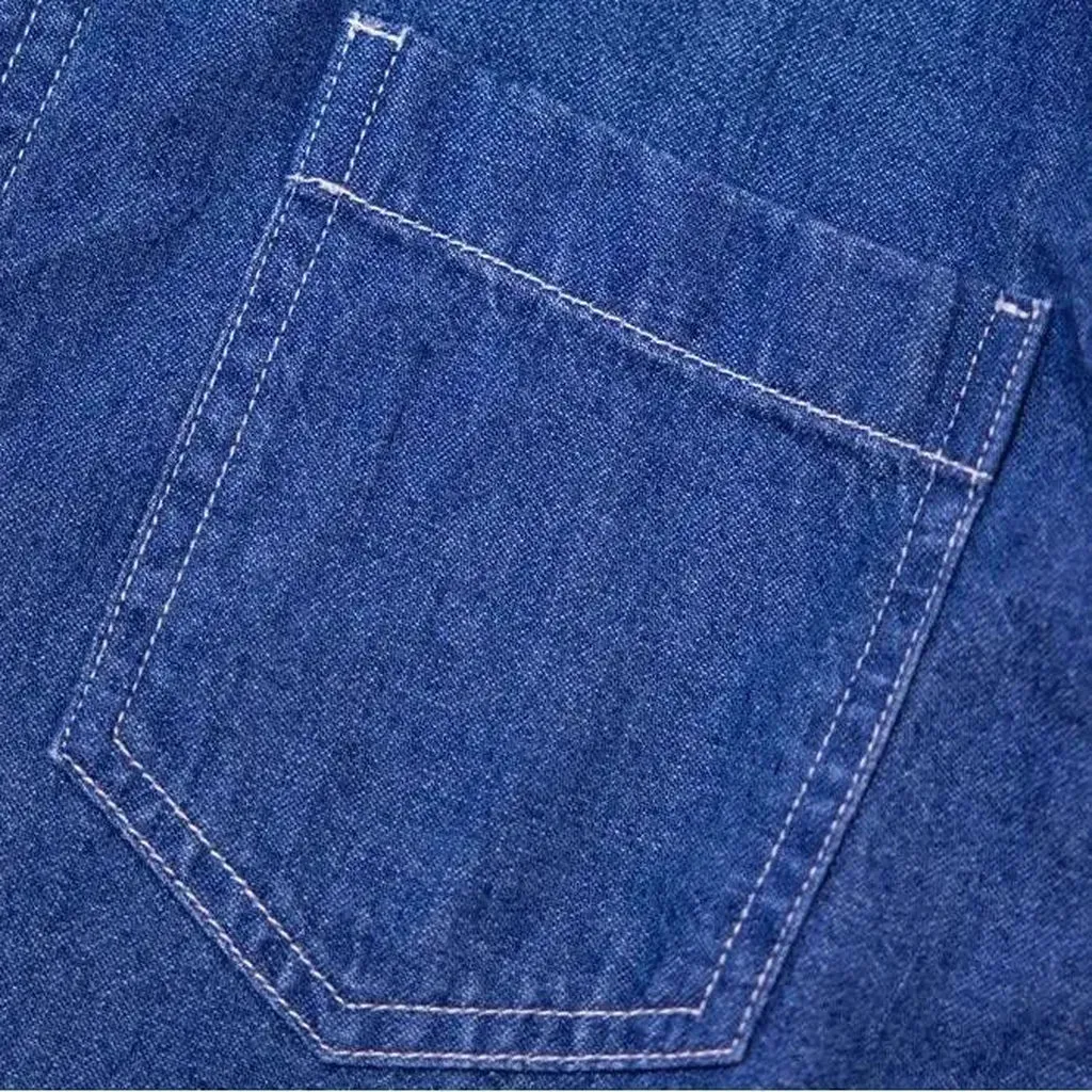 Street men's jean shirt
