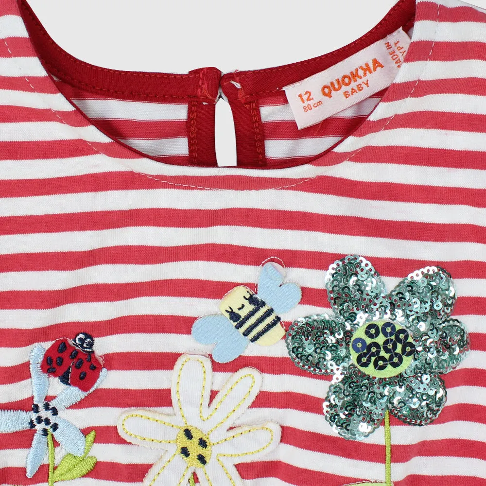 Striped Sleeveless Blouse