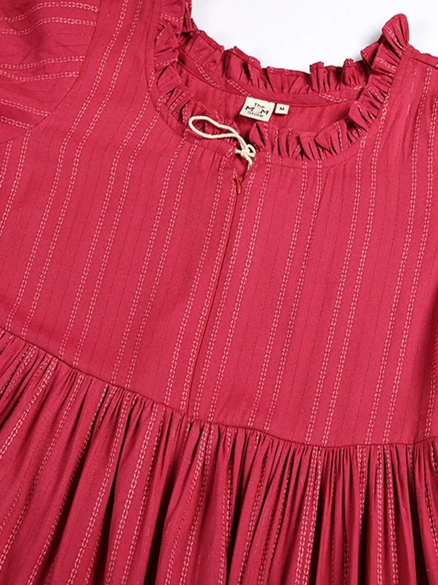 Sugar Berry Maternity Dress with Nursing