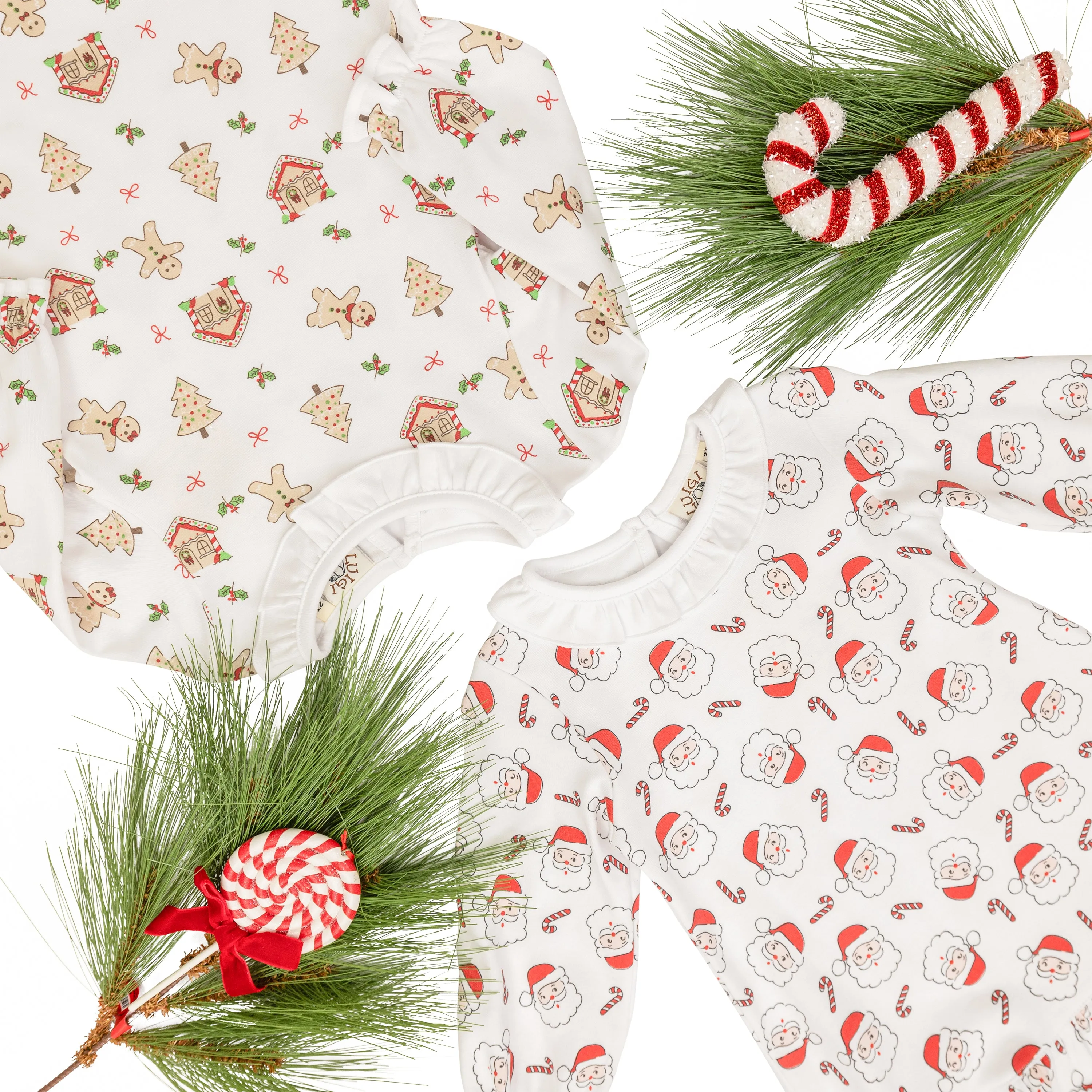 Sweet Santa Print Dress