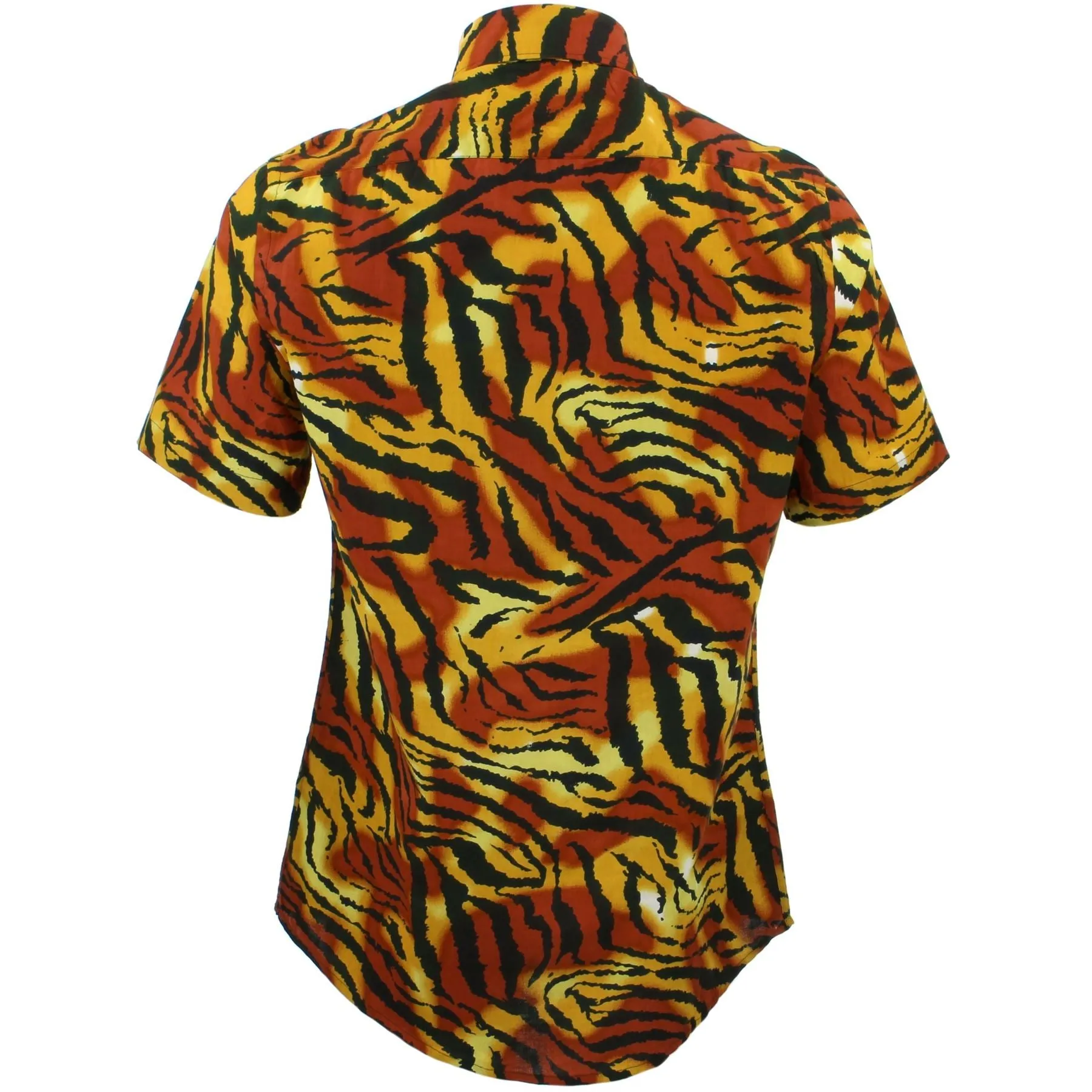 Tailored Fit Short Sleeve Shirt - Tiger