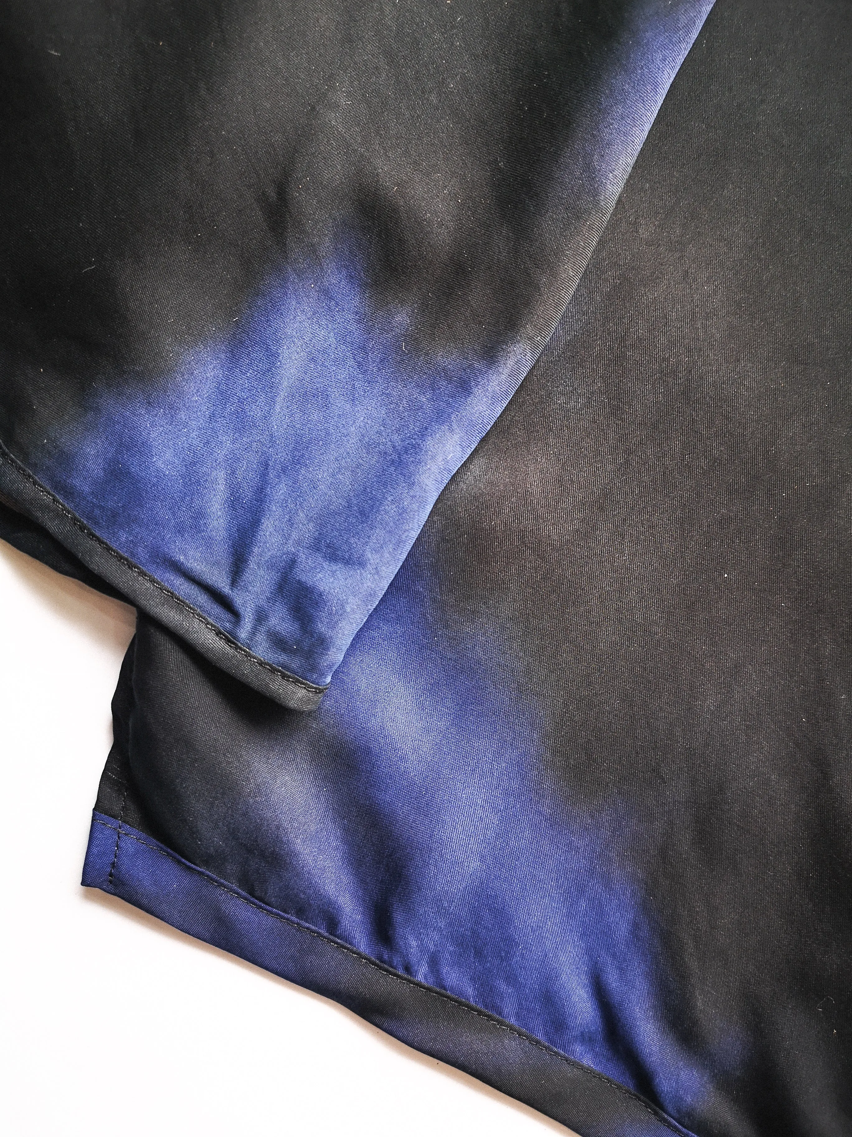 TOP DRAPING - blue printed