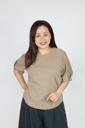 Trendy Folded Sleeve Shirt