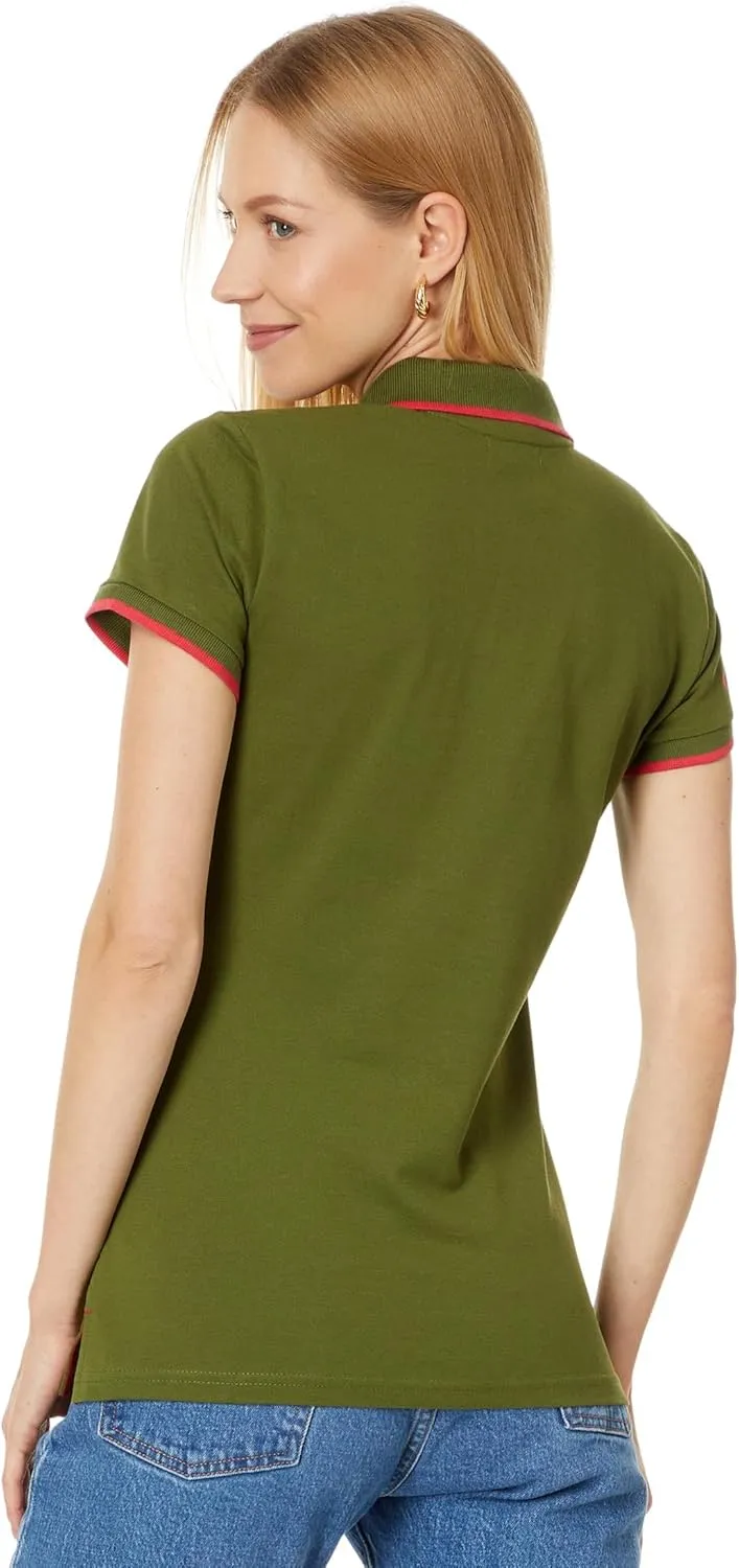 U.S. Polo Assn. Women's Classic Stretch Pique Polo Shirt