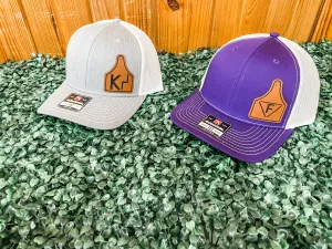 Youth Custom Leather Patch Hat